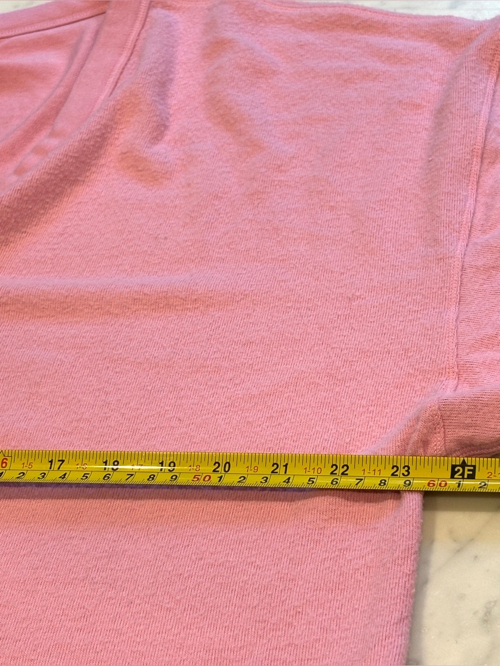 ALO SoHo Cropped Henley, Parisian Pink, Size Large - Picture 8 of 8